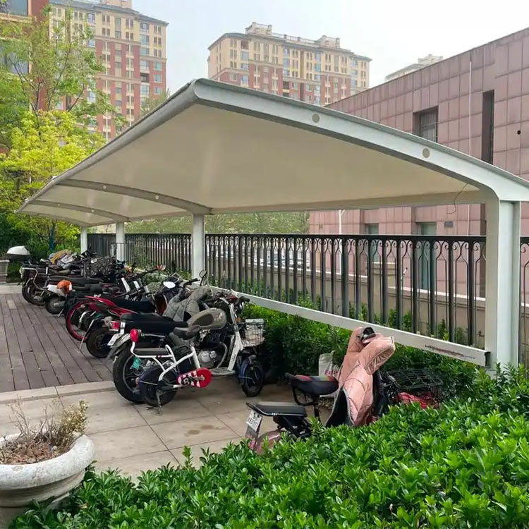 贵定县膜结构电动车棚